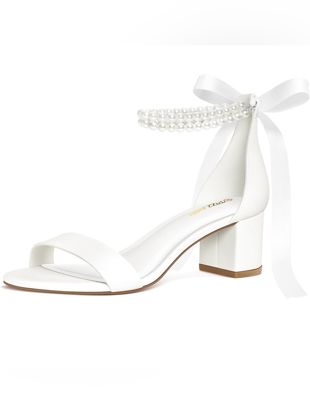 White Heels Size 6